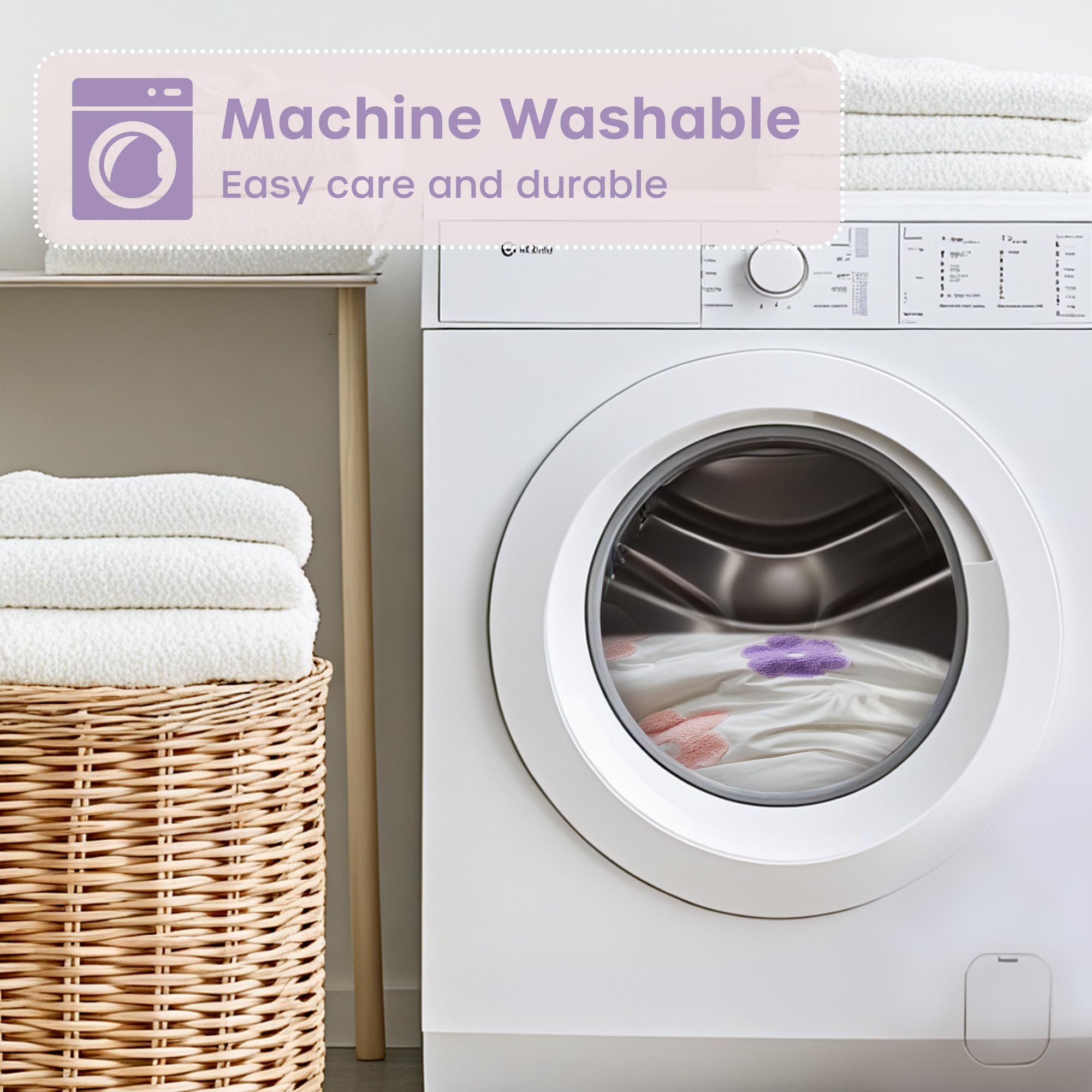 Tufted Chenille Floral Comforter Set – Playful Colors & Cozy All-Season Feel