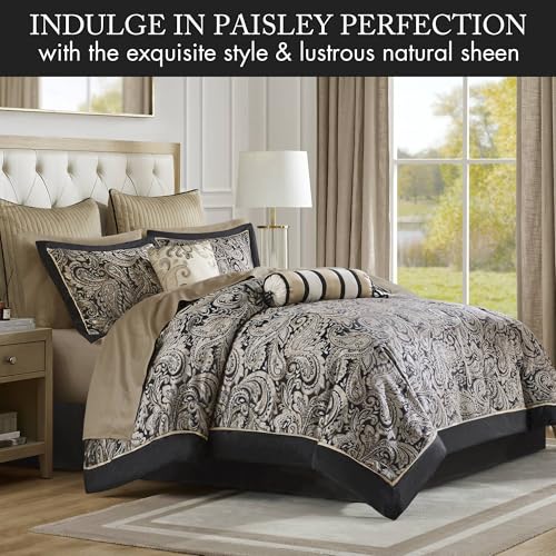 Paisley Jacquard Comforter Set – Soft, Lustrous & All-Season Cozy