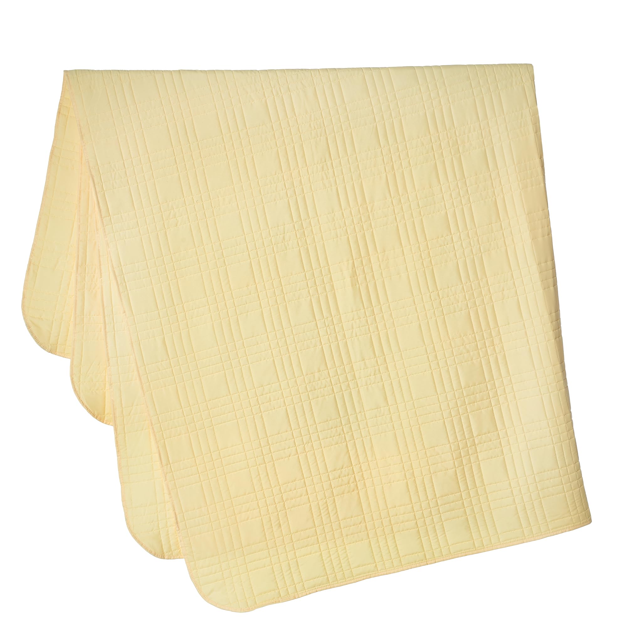 Microfiber Quilted Bedspread Set – Grid Stitch 3-Piece Bedding Collection