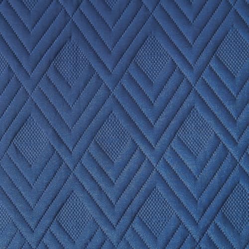 Square Pattern Ultrasonic Bedspread Set – Soft Microfiber & All-Season Style