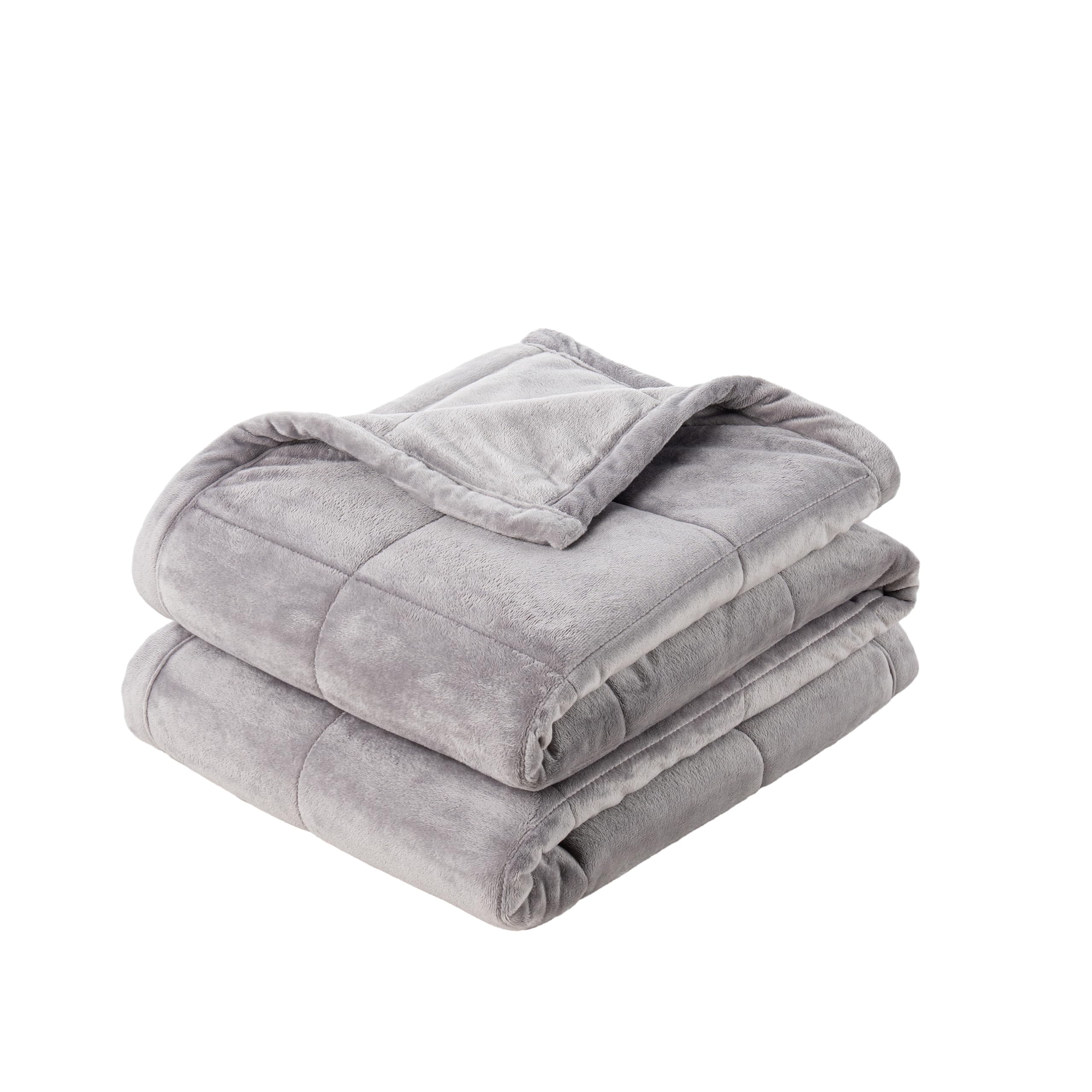 Ultra-Soft Reversible Fleece Quilted Blanket – Lightweight All-Season Throw