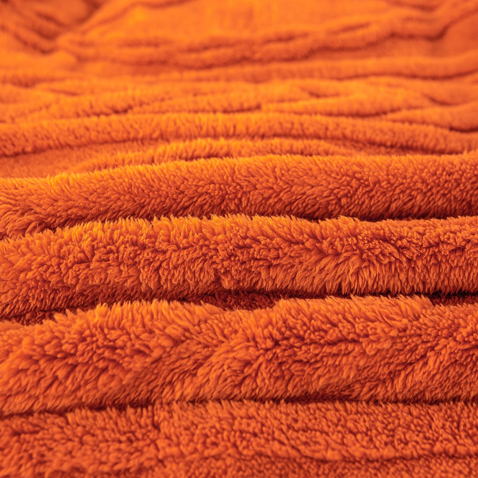 Thick Plush Sherpa Throw Blanket – 3D Bohemian Pattern Cozy Blanket