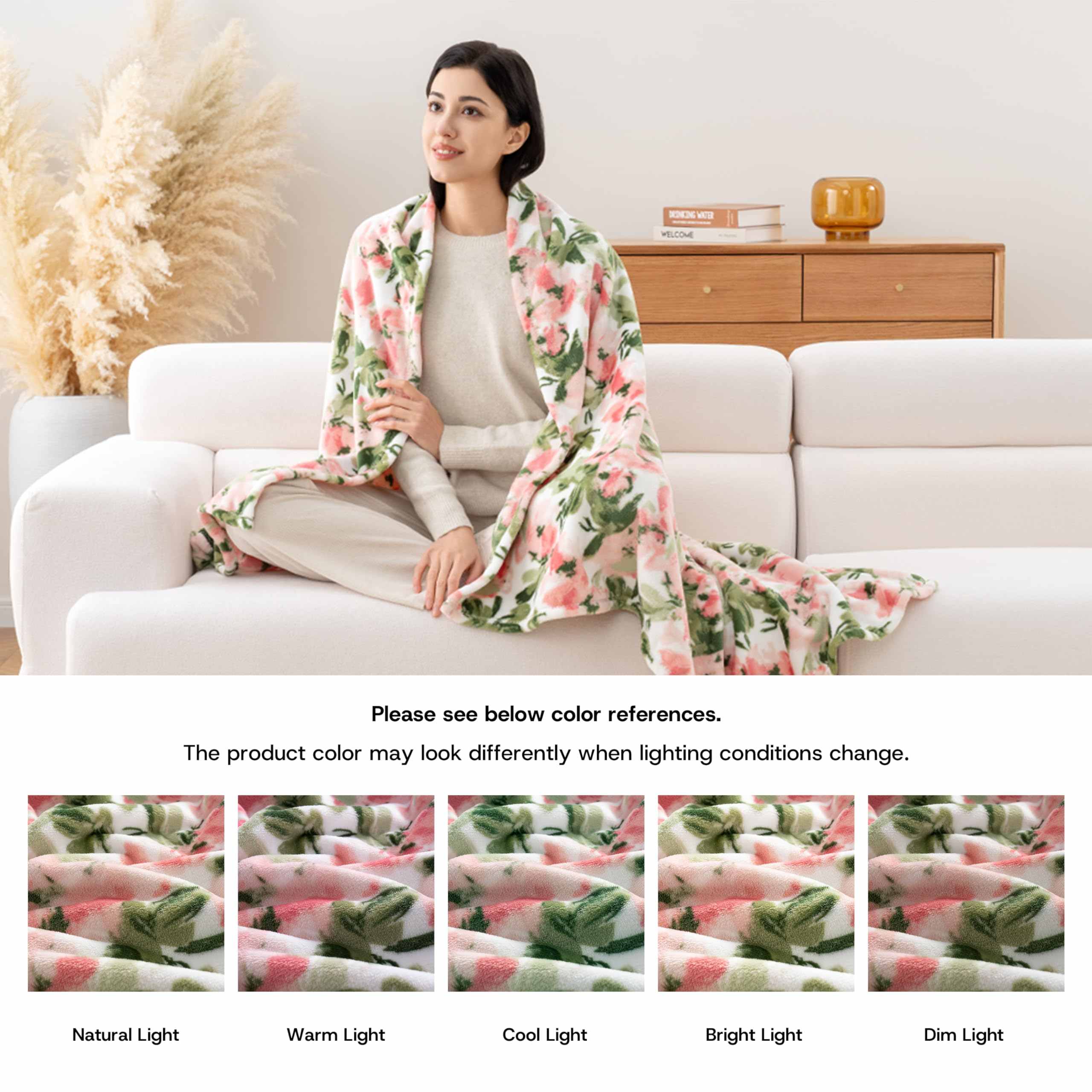 Printed Microfiber Fleece Blanket – 280 GSM Soft All-Season Throw