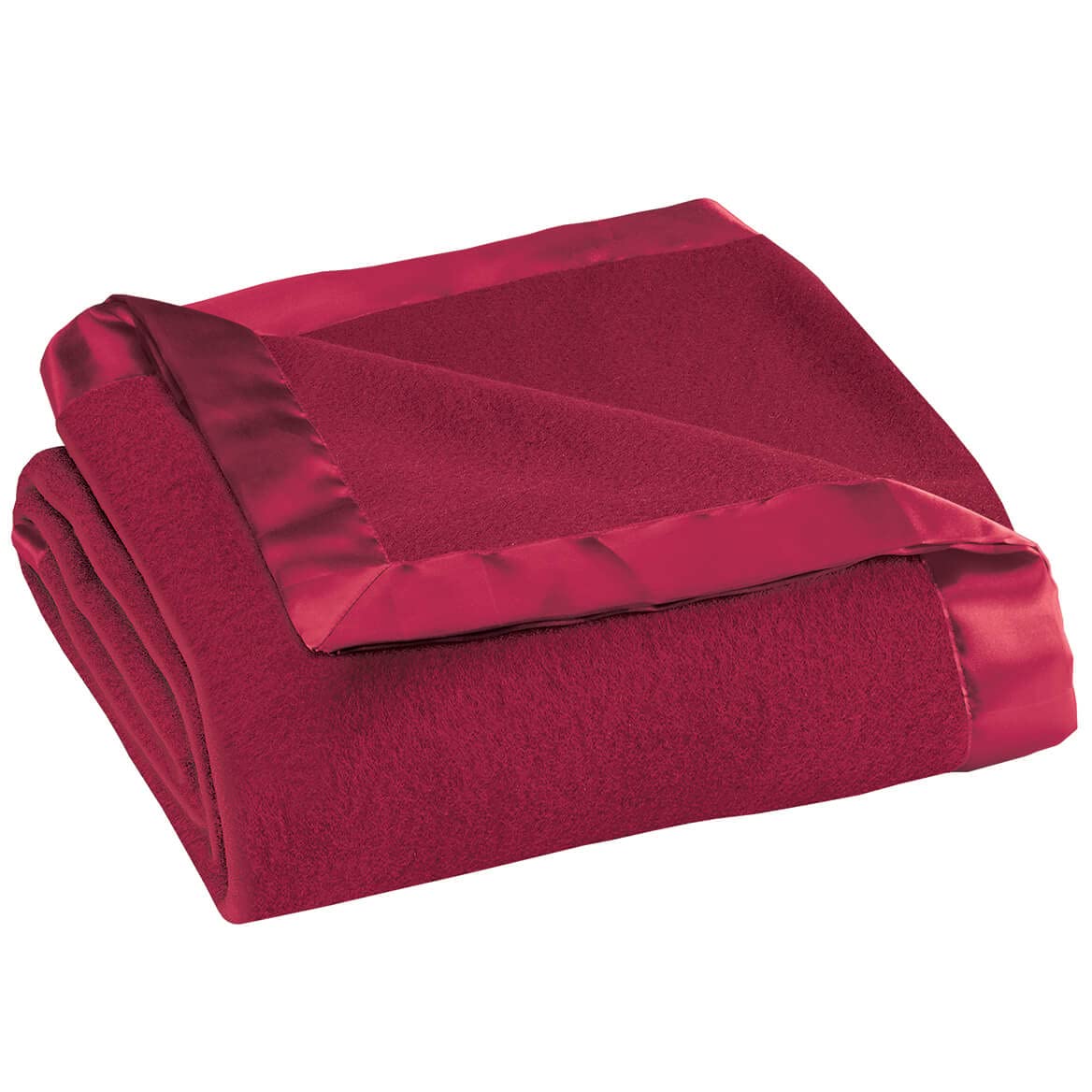 Satin-Trim Fleece Blanket – Soft, Cozy & Versatile Comfort