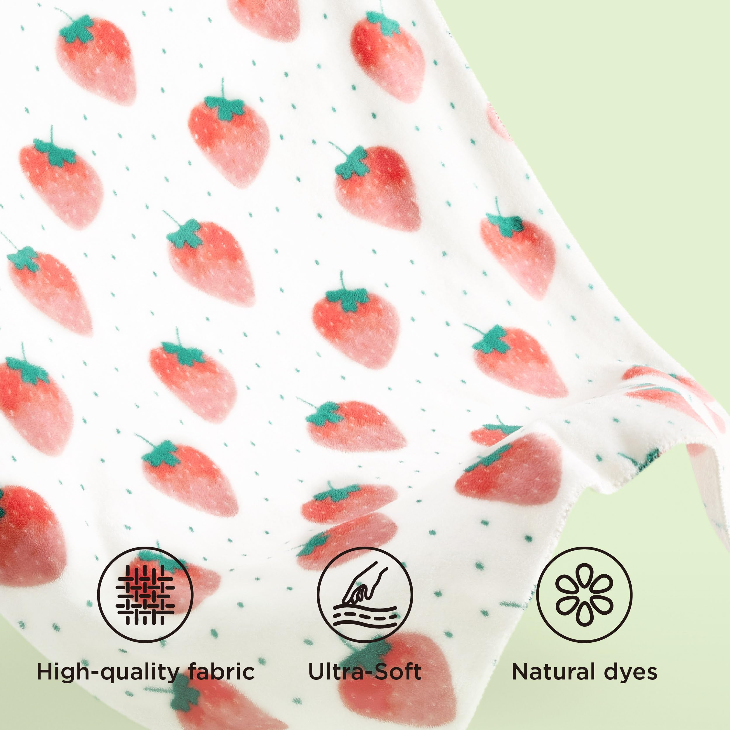 Soft Printed Fleece Throw Blanket – Lightweight All-Season Decorative Blanket