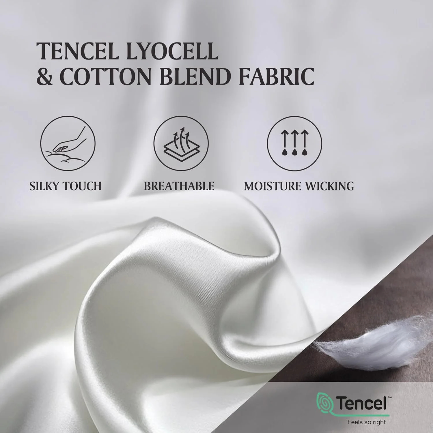 Embroidered Luxury Duvet Cover Set, TENCEL™ Lyocell & Cotton Blend, 3-Piece