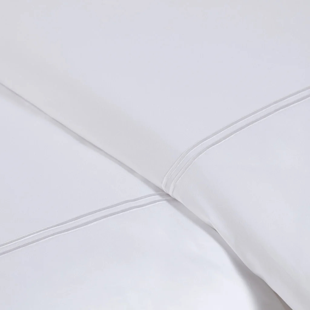 500 Thread Count Cotton Sateen Embroidered Bedding Set, 5-Piece