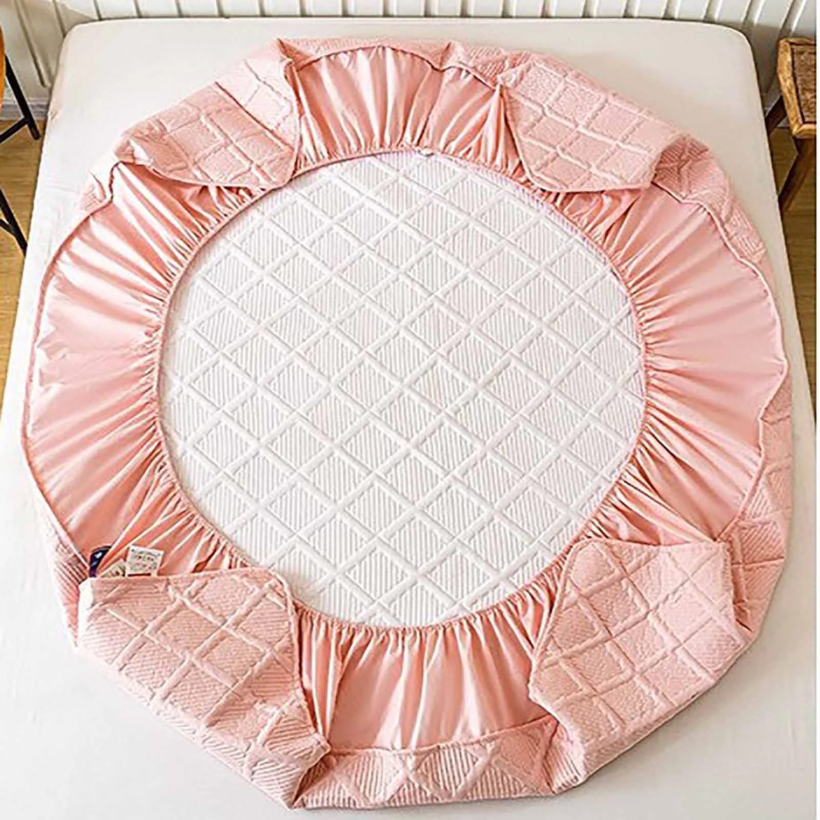 Luxury Waterproof Fitted Mattress Protector – 360° Secure Fit Soft Bed Cover