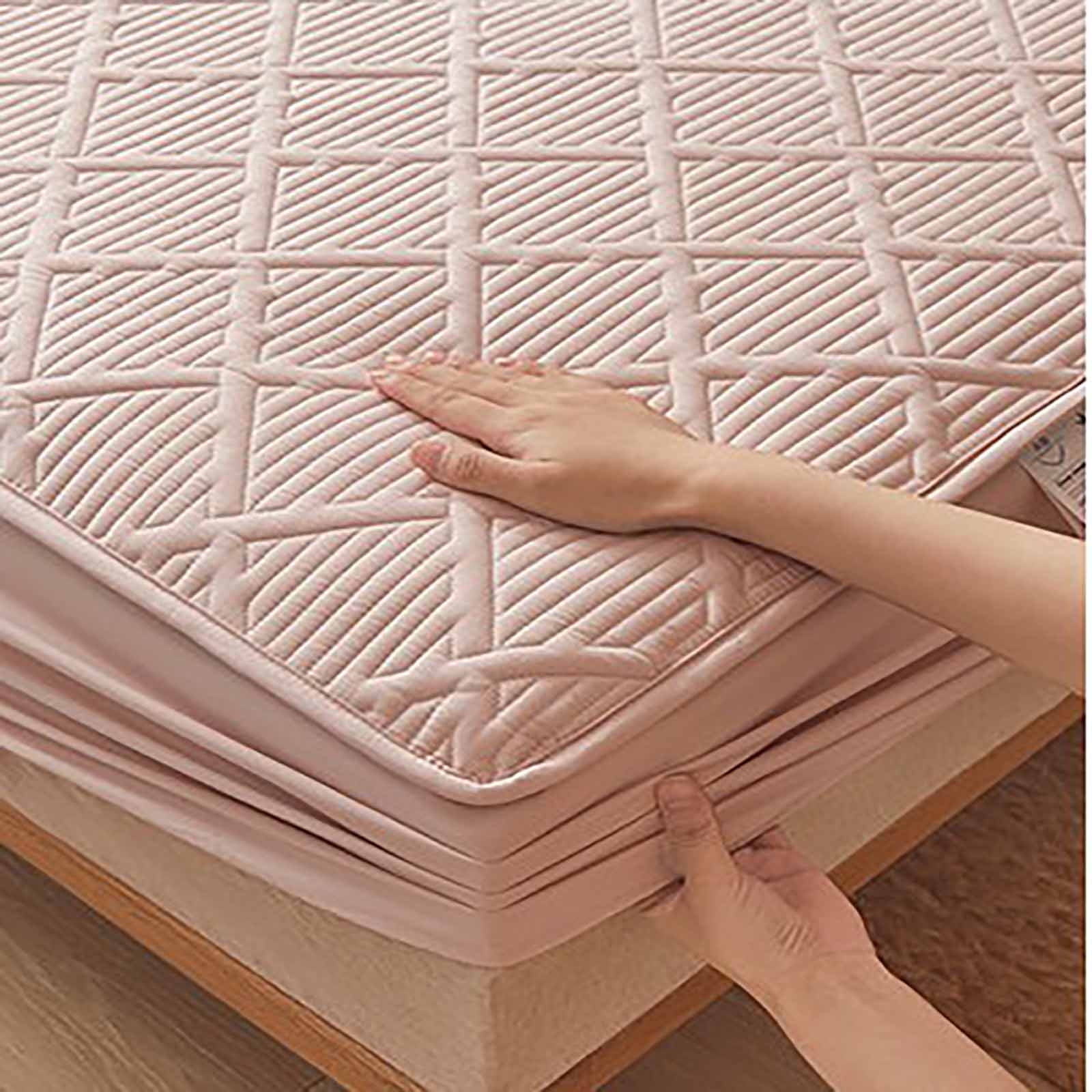 Luxury Waterproof Fitted Mattress Protector – 360° Secure Fit Soft Bed Cover