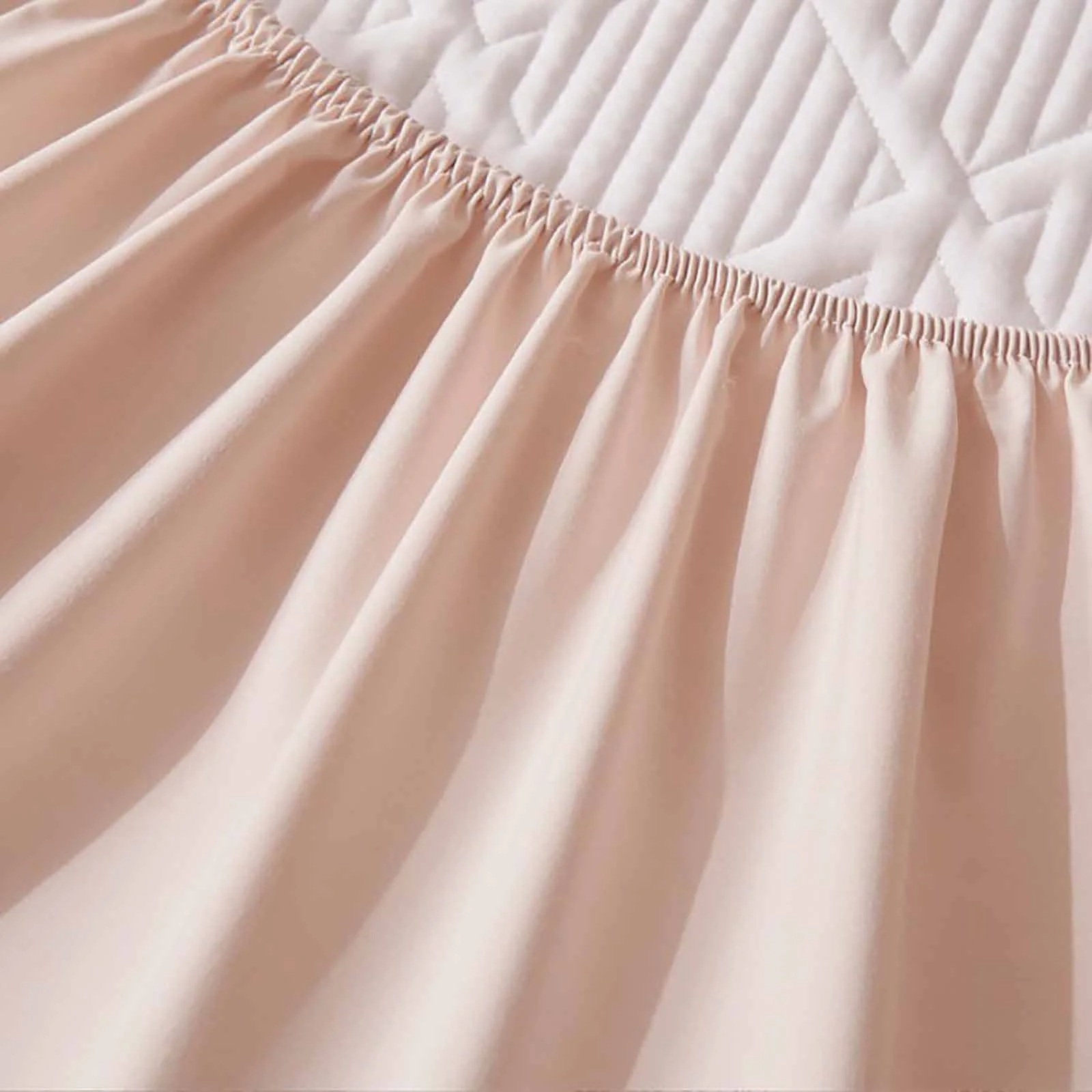 Luxury Waterproof Fitted Mattress Protector – 360° Secure Fit Soft Bed Cover