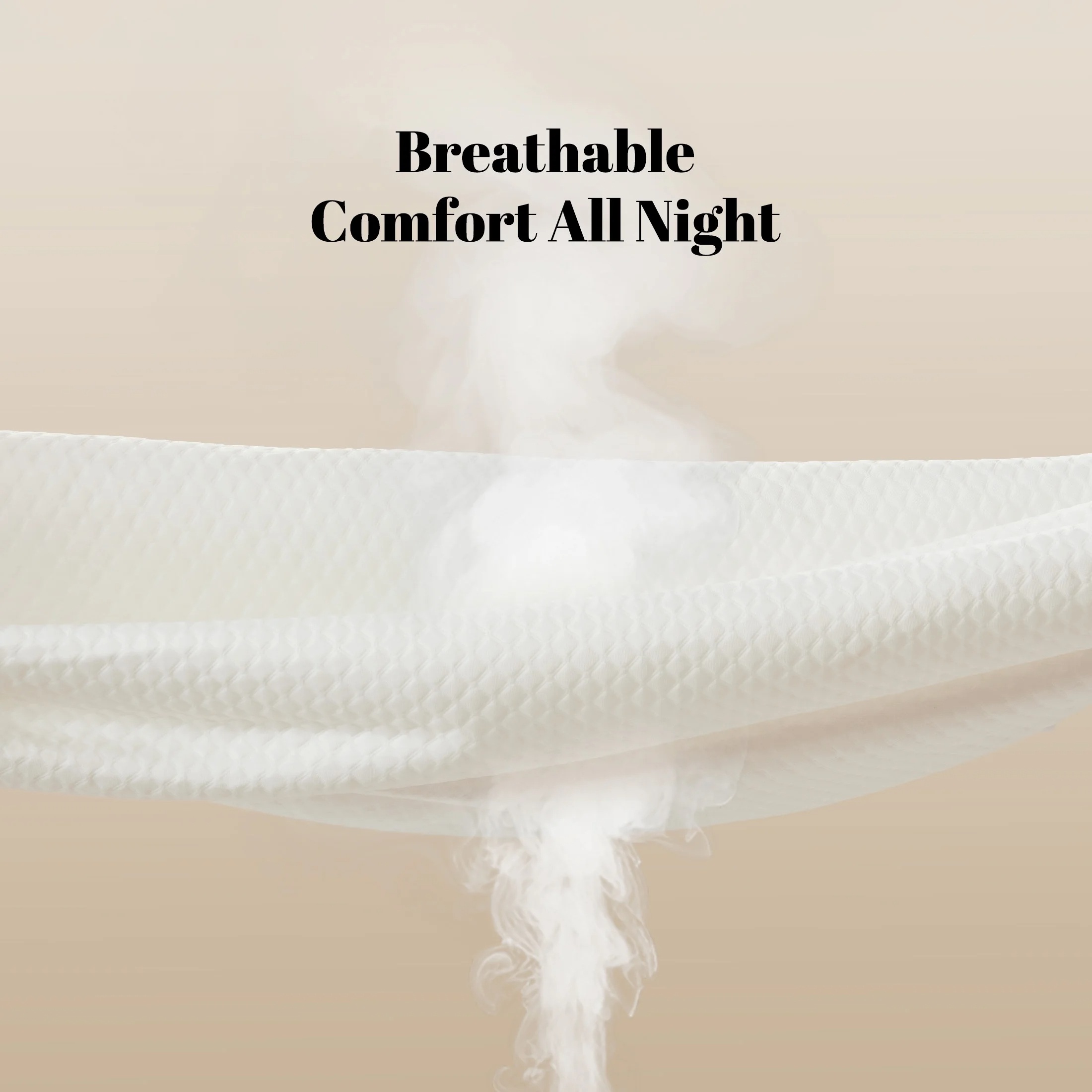 Skin-Friendly Brushed Waterproof Fitted Mattress Protector – Breathable Deep Pocket Bed Cover