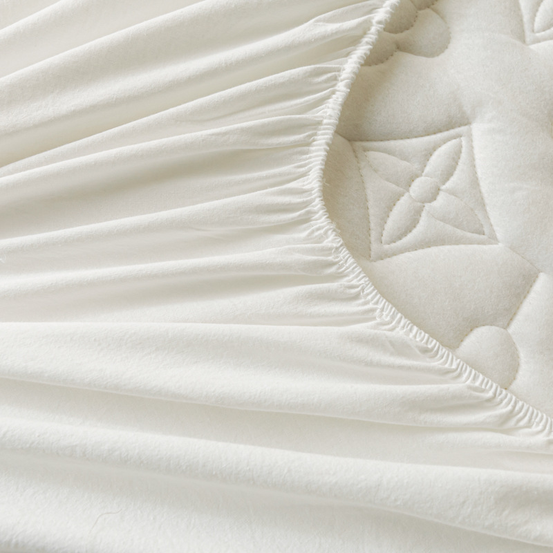 Classic Stylish Waterproof Fitted Mattress Protector – Soft Microfiber Bed Cover