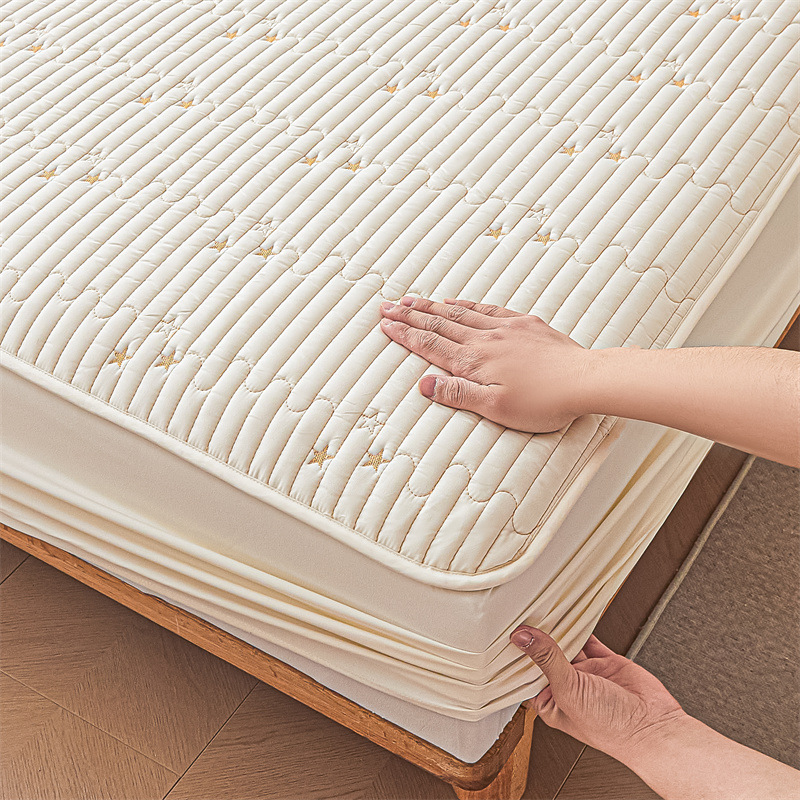 Shining Star Waterproof Fitted Mattress Protector – 360° Soft Microfiber Bed Cover