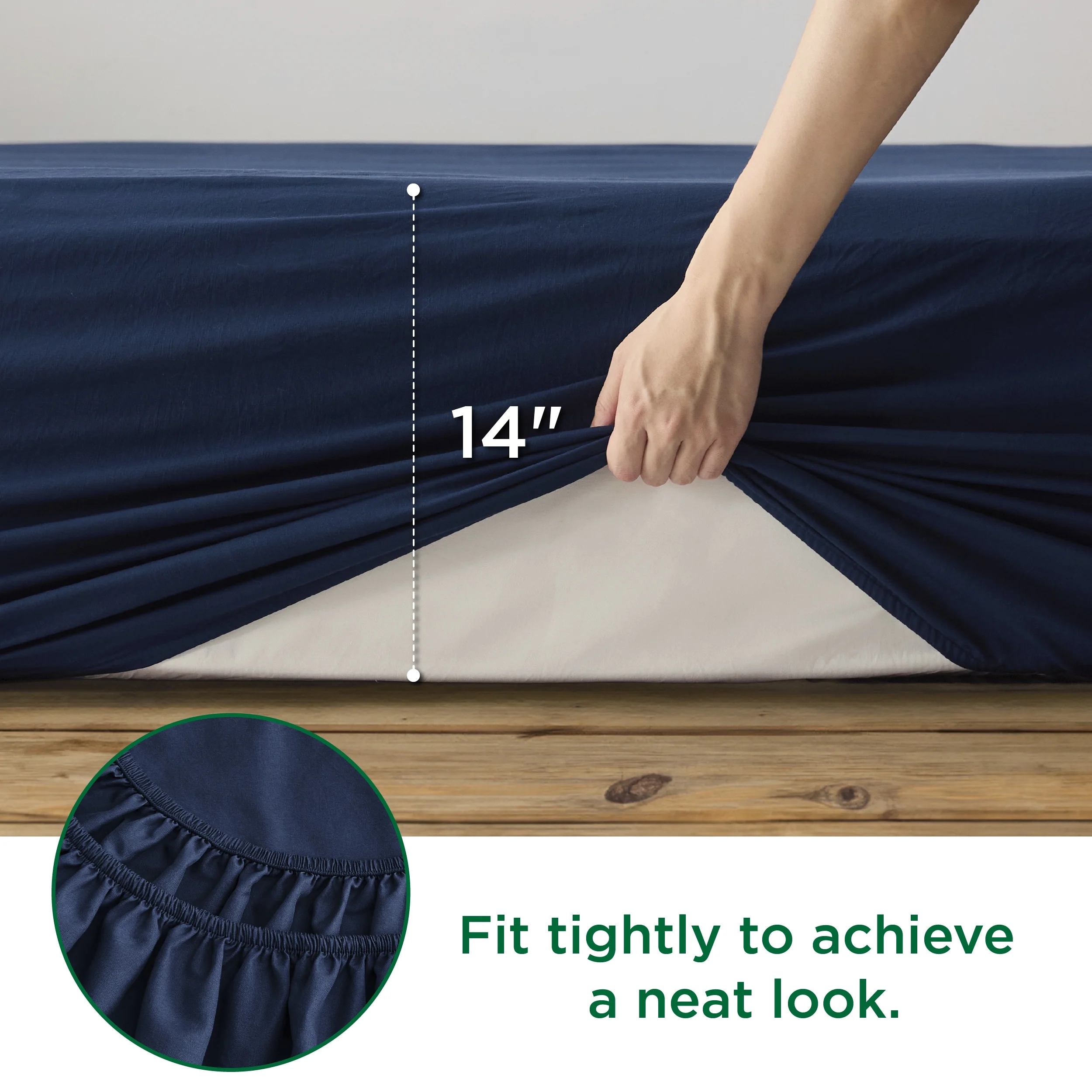 Pleated Grid Microfiber Comforter Set – 3 Piece Soft All-Season Bedding Set