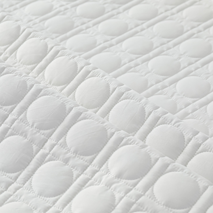 Pure Cotton Quilted Mattress Protector with Deep Pocket & 360° Elastic Fit