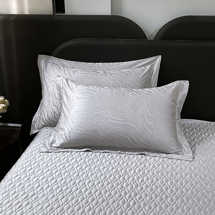 Pure Cotton Jacquard Quilted Bedspread Set (4-Piece) with Premium Filling